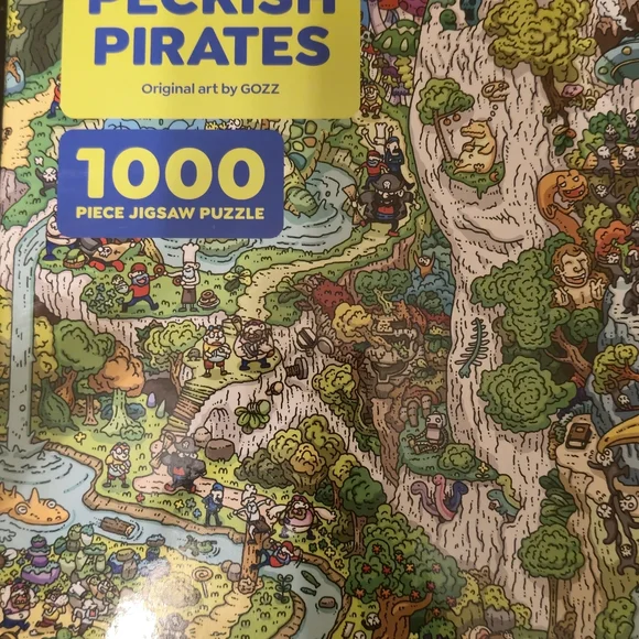 The Peckish Pirates 1000-Piece Jigsaw Puzzle The Magic Puzzle Company Series 4 - Picture 1 of 10